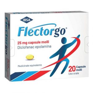 FLECTORGO*20CPS MOLLI 25MG