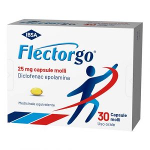 FLECTORGO*30CPS MOLLI 25MG