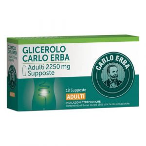 GLICEROLO*AD 18SUPP 2250MG