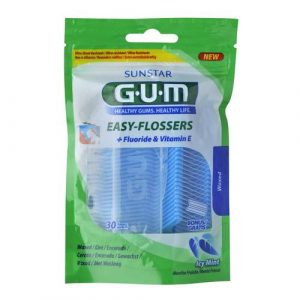 GUM EASY FLOSSERS FORCEL 30PZ