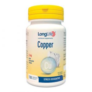 LONGLIFE COPPER 2MG 100CPR