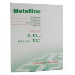 METALLINE MEDIC 8X10CM 10PZ