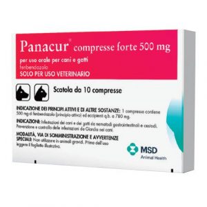 PANACUR*FORTE 10CPR 500MG